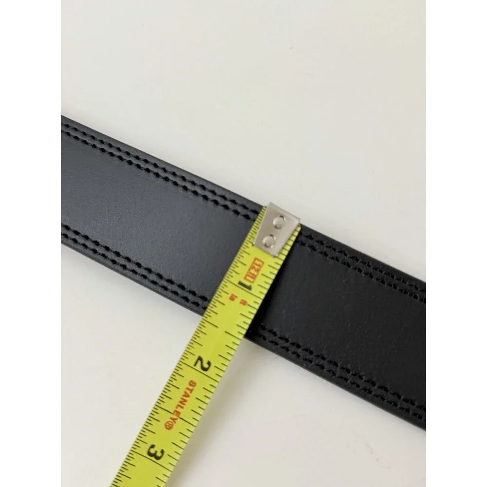 Dickies Mens Leather Belt Size 36 Black Genuine Leather Casual Work Belt